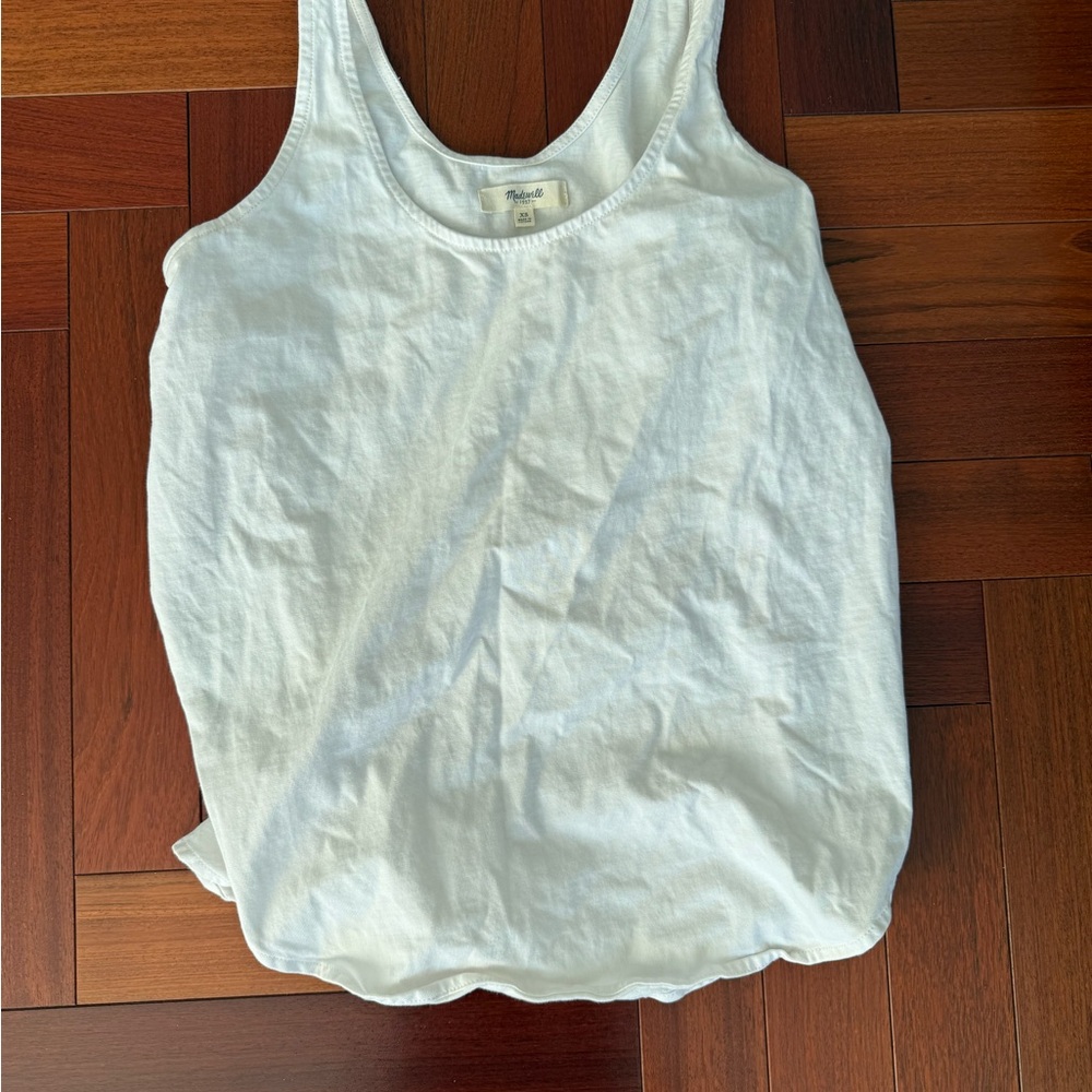 Madewell Classic White Tank Top